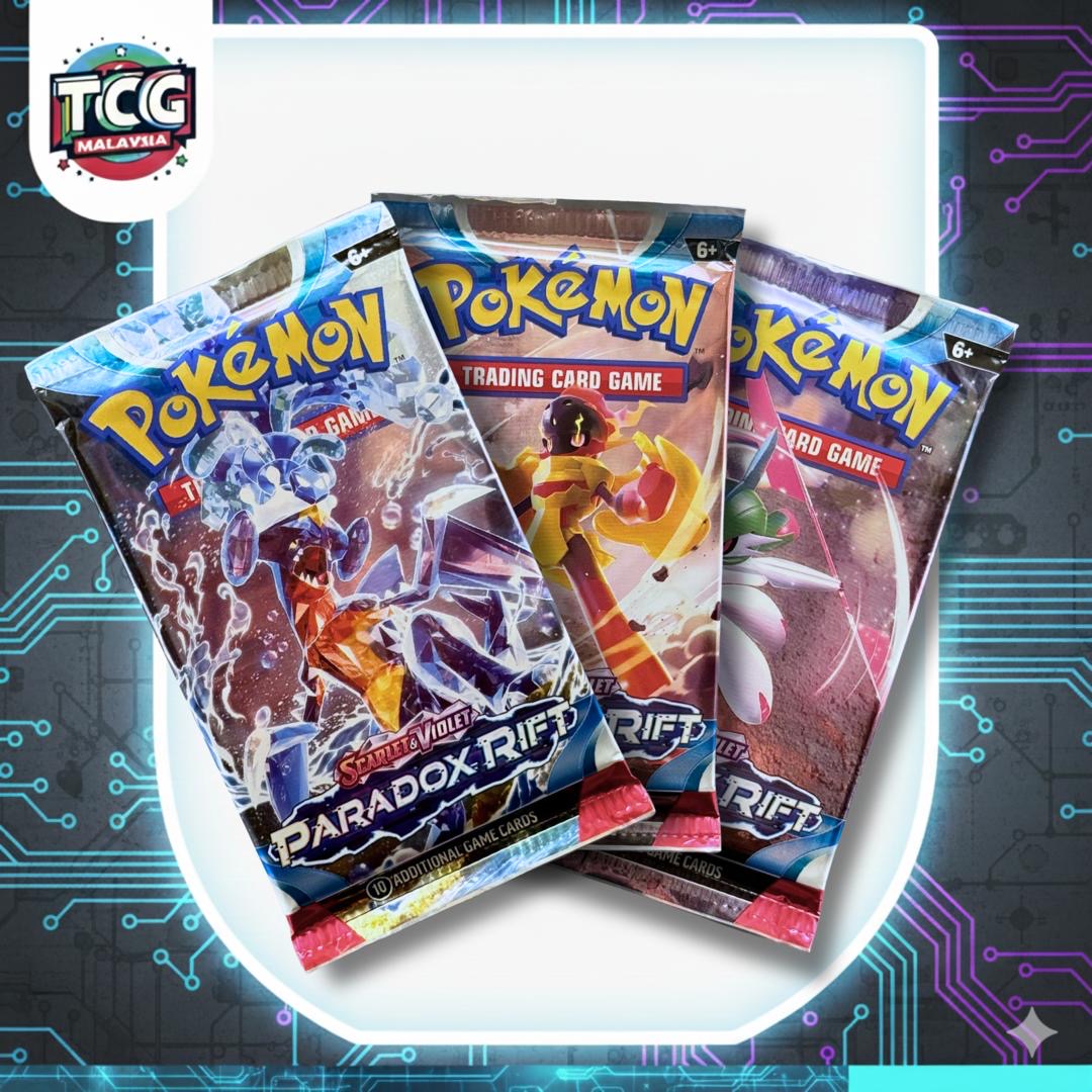 Pokémon TCG: Paradox Rift booster pack 3packs *LIVE RIP*