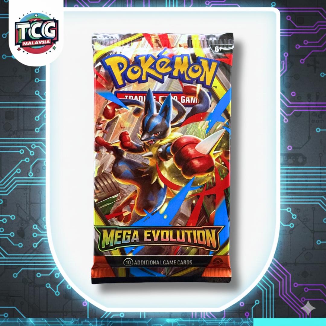 Pokémon TCG: Mega Evolution Booster Pack *LIVE RIP*