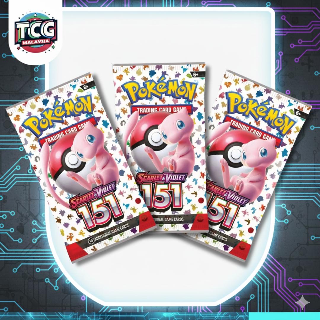 Pokémon TCG: 151 Booster pack 3packs *LIVE RIP*