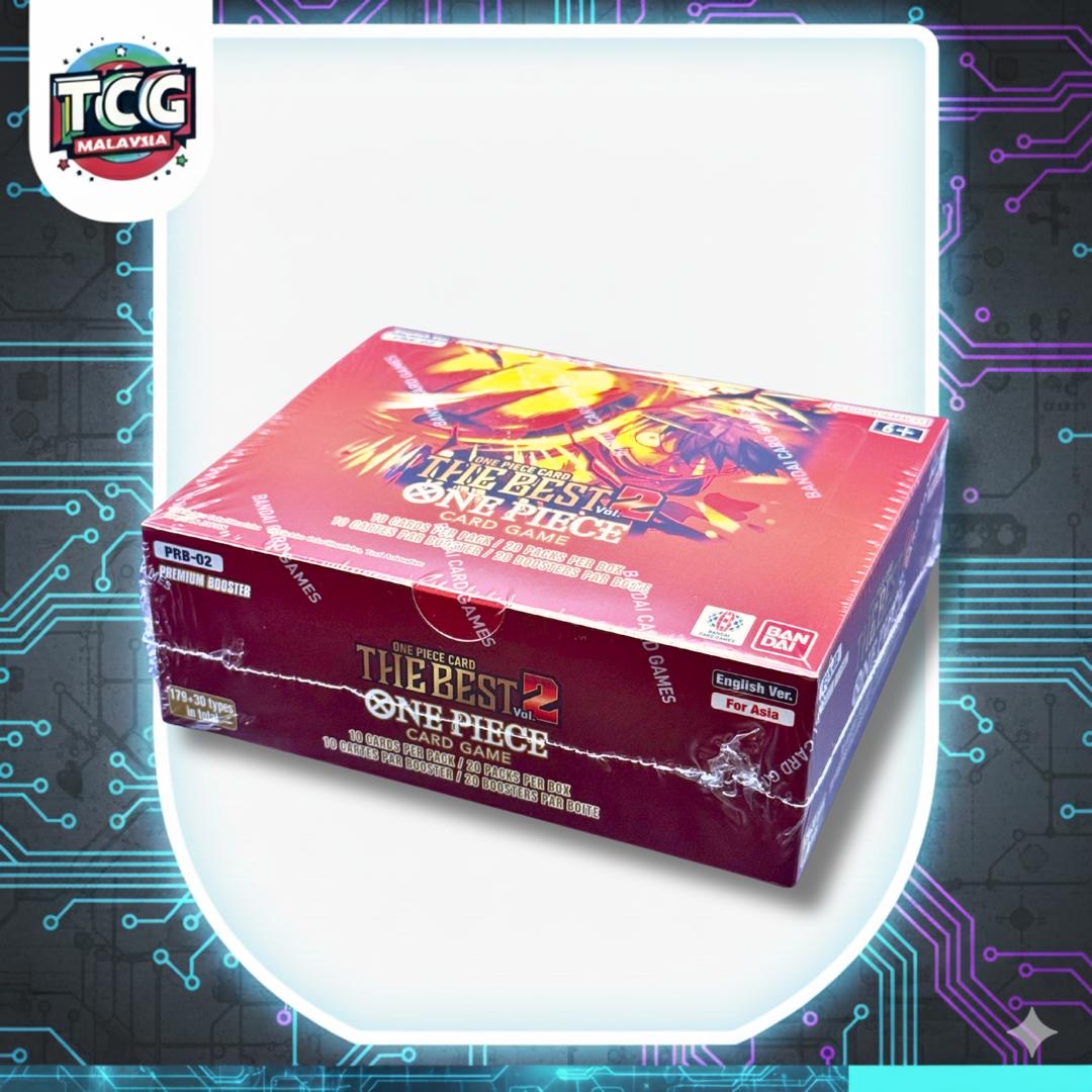 OPTCG: The Best VOL.02 PRB-02 Booster Box ENG *LIVE RIP*