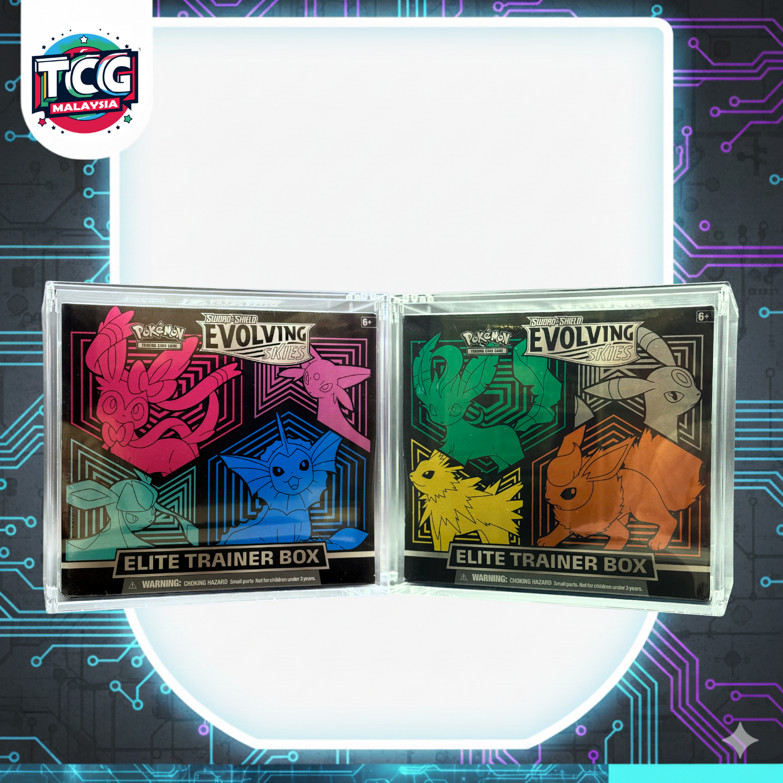 evolving skies elite booster box Pokémon TCG: Evolving Skies ETB Pair *includes Acrylic Case* – TCG Malaysia