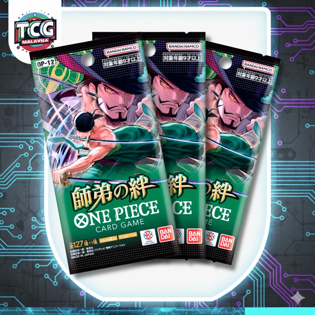 OPTCG: OP-12 Booster Pack 3packs *LIVE RIP*
