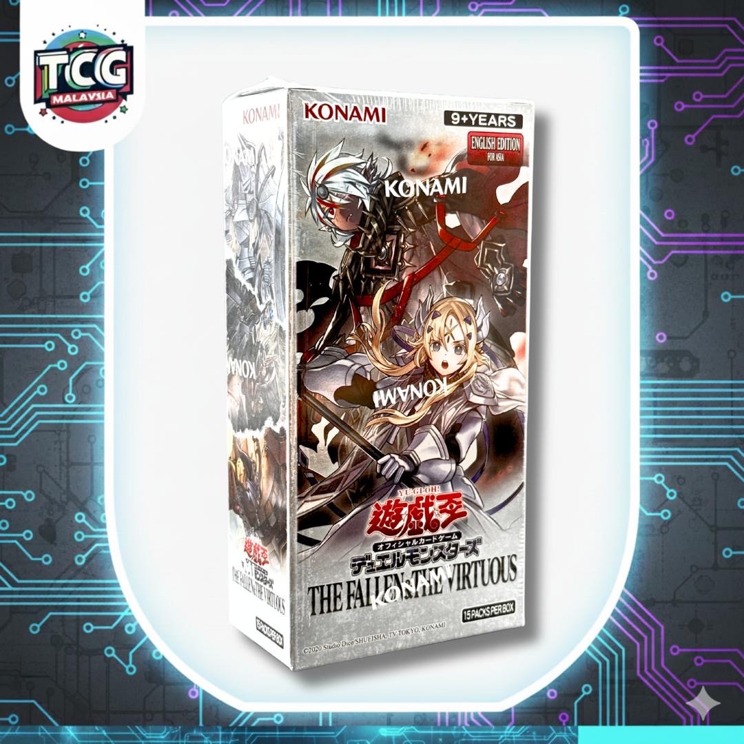 Yu-Gi-oh: The Fallen & the Virtuous. Booster box – TCG Malaysia