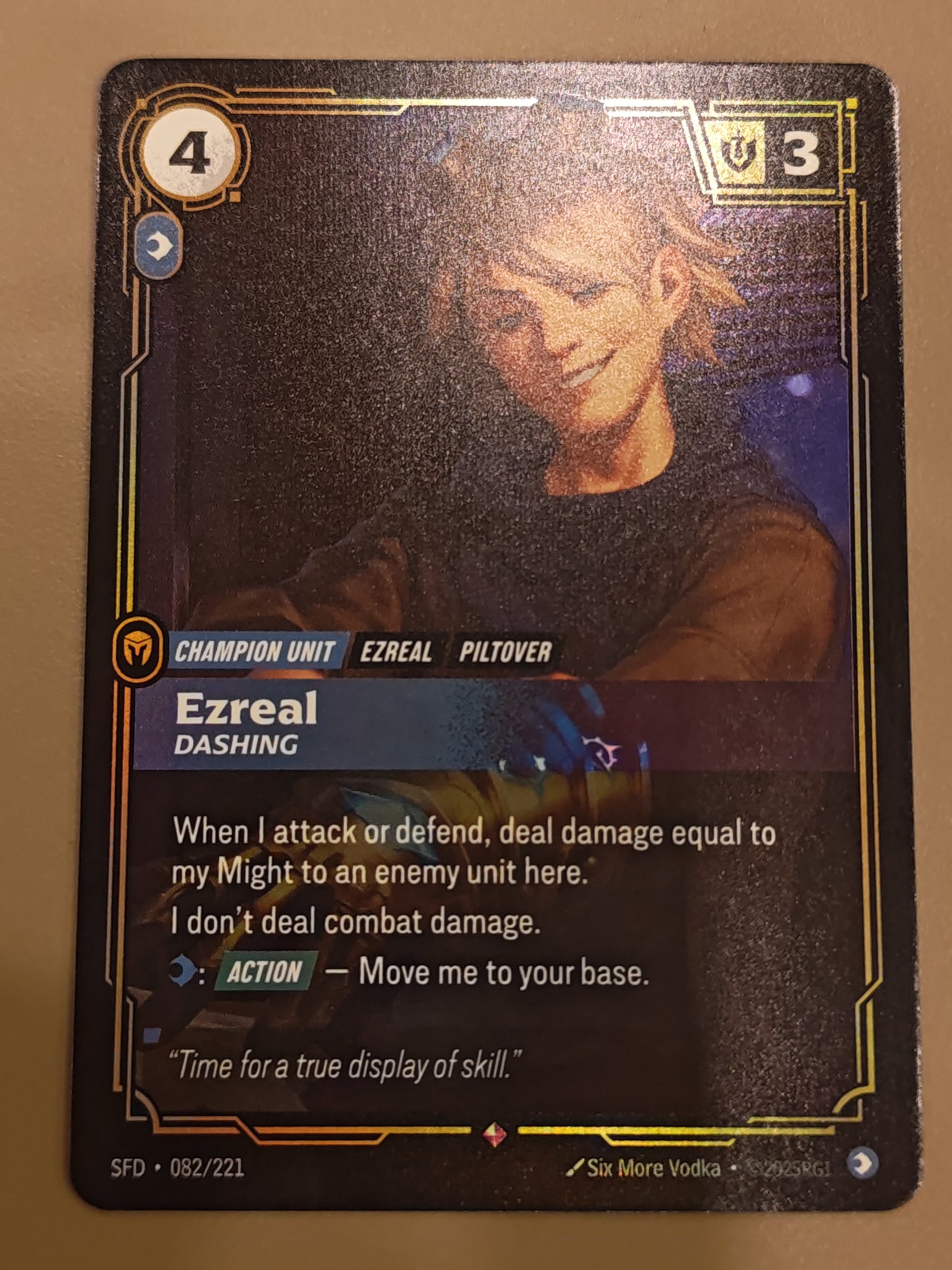 TR 034 Riftbound Ezreal - Dashing SFD 082/221