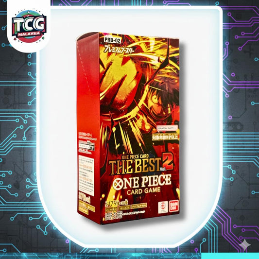 OPTCG: The Best VOL.02 PRB-02 booster box JPN *LIVE RIP*