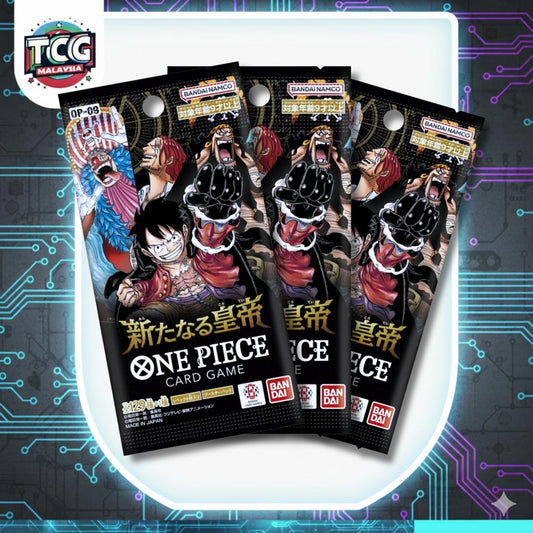 OPTCG: OP-09 Booster Pack 3packs *LIVE RIP*