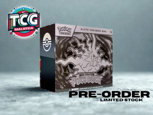Pokemon TCG: Mega Evolution Pitch Black Elite Trainer Box (ETB) Pre-order
